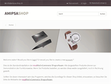 Tablet Screenshot of amipsa-shop.ch